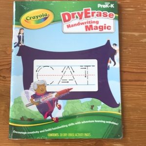 Set Pre-K -K skills: dry erase handwriting, busy people, colors/shapes.